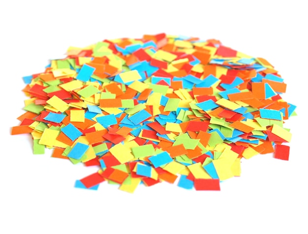 Kolorowe konfetti karnawałowe