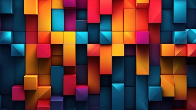 Kolorowe kształty geometryczne koncepcja tła Jasny kolor
