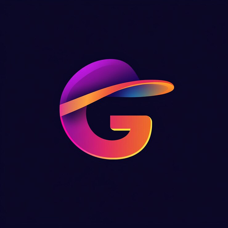Zdjęcie kolorowe logo z literą g