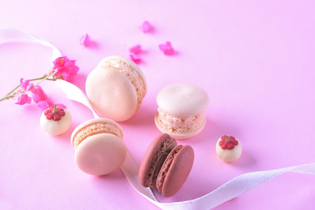 Kolorowe macarons