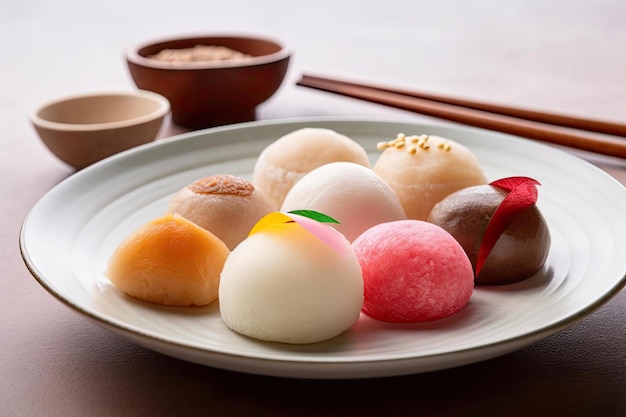 Kolorowe mochi