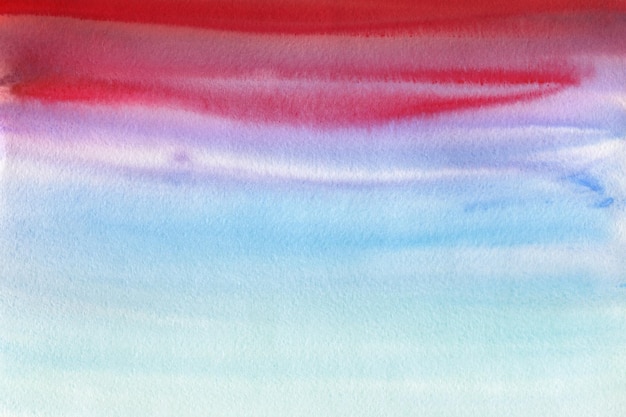 Kolorowe niebo akwarela tekstury malowane na tle papieru