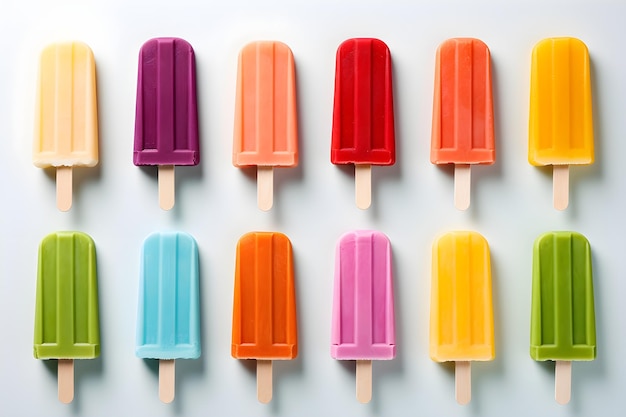 Kolorowe popsicles