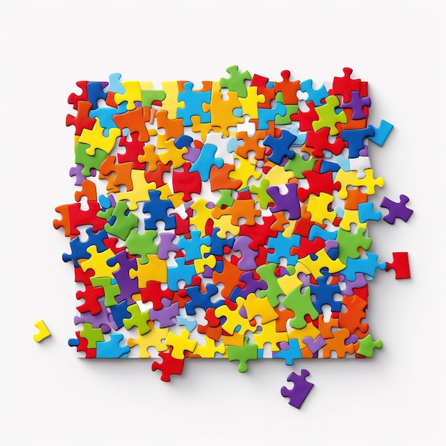 Zdjęcie kolorowe puzzle