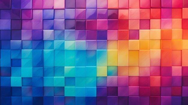 Kolorowe spektrum mozaiki
