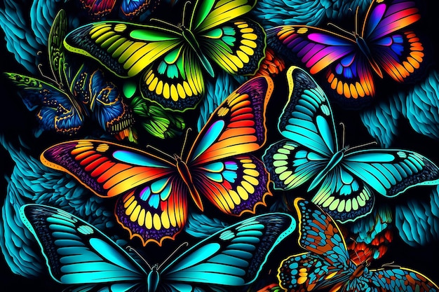 Kolorowe tapety motyle, które są w wysokiej rozdzielczości i wysokiej rozdzielczości