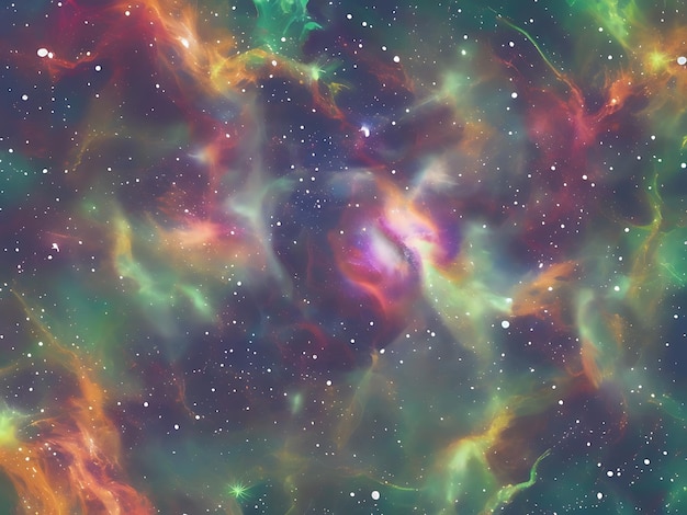 kolorowe tło galaktyki z fajnymi tapetami gwiazd i galaktyk mgławicy