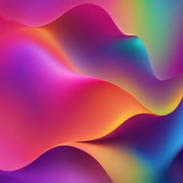 Kolorowe tło siatki gradientowej w jasnych kolorach tęczy abstrakcyjne rozmyte gładkie zdjęcie