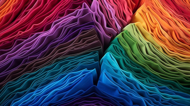 Zdjęcie kolorowe tło ubrań spektrum wielokolorowego tła wyrównane