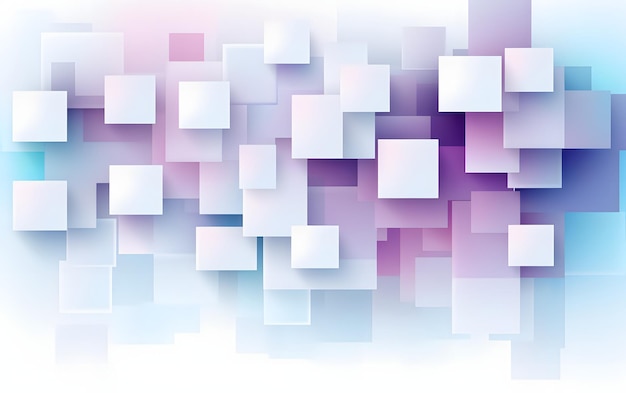 Kolorowe tło z kwadratami w kolorze fioletowym i białym.