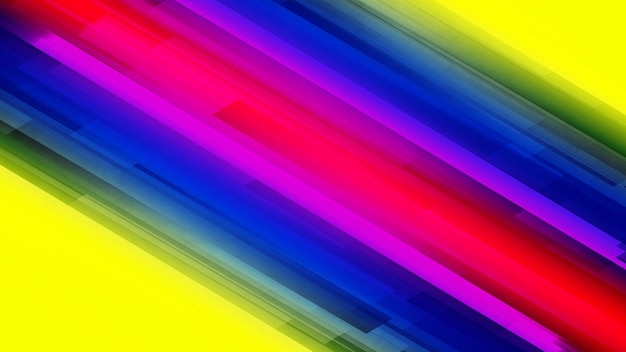 Zdjęcie kolorowe tło z neonowym napisem „tęcza”.