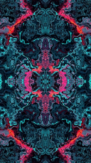 kolorowy abstrakcyjny wzór kaleidoskopu