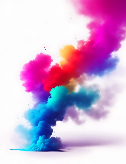 kolorowy dym abstrakcyjne tło