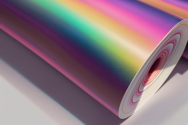 Zdjęcie kolorowy model 3d renderowania abstrakcyjnej sztuki tapety tła ilustracji poziomego projektu ekranu