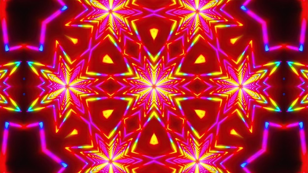Kolorowy neon Kaleida