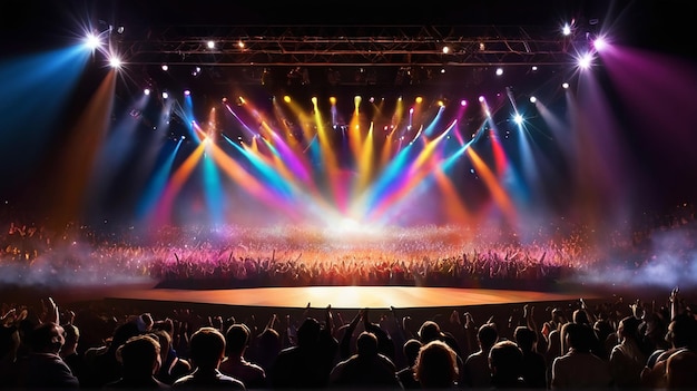 kolorowy obraz koncertu