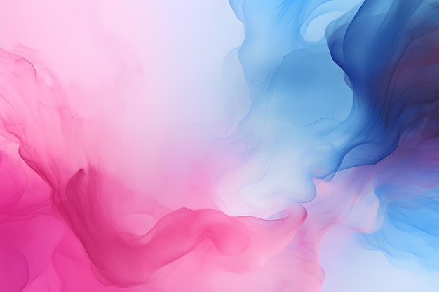Kolorowy płynny ruch niebieski i różowy faliste tło