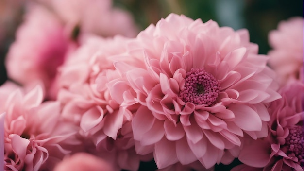 Kolorowy różowy kwiat bukiet tło