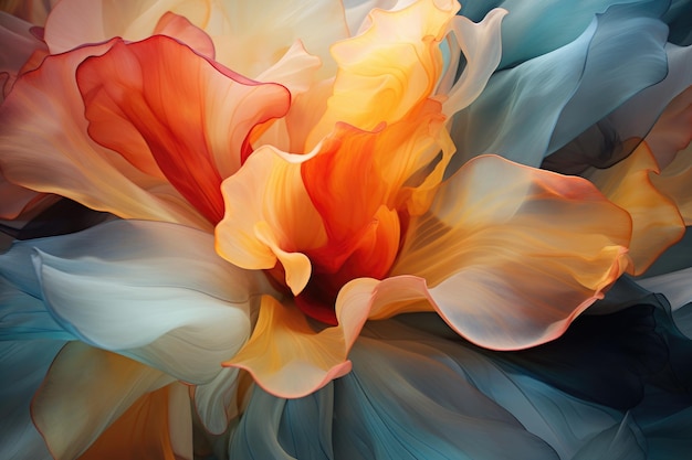 kolorowy tulipan z tytułem „tytuł” w prawym dolnym rogu.