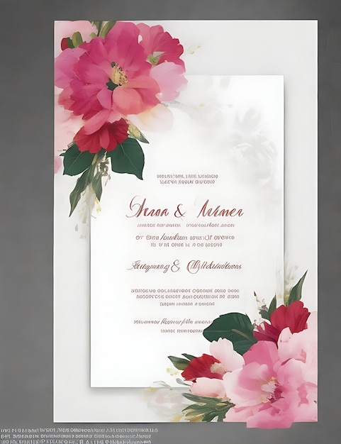 Kolorowy wektorowy szablon kwiatowych wizytówek ślubnych