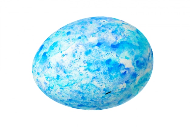 Kolorowy Wielkanocny jajko odizolowywający na bielu