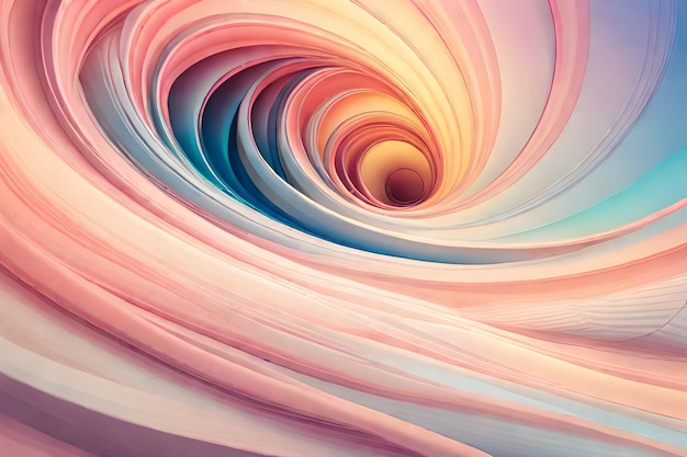 Kolorowy wirowa papieru spirala projekta tło