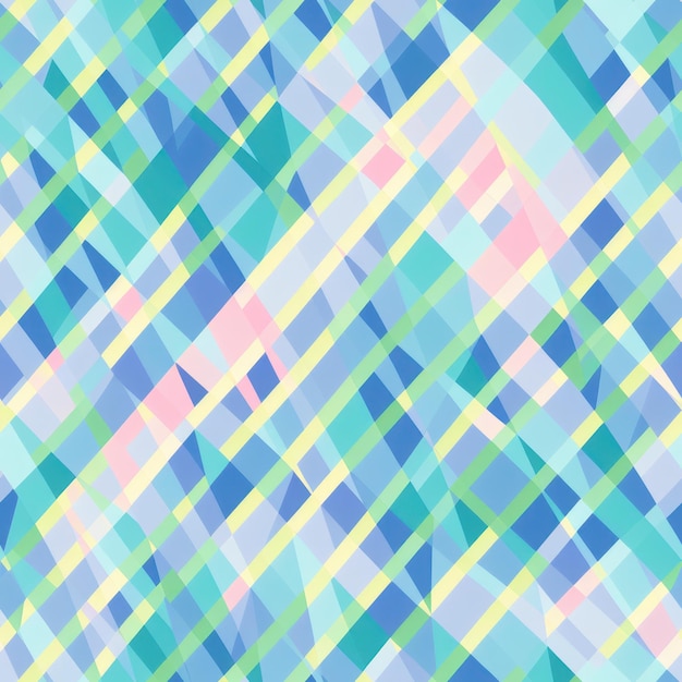 Kolorowy wzór z geometrycznym wzorem.