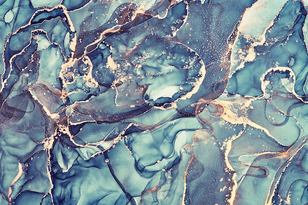 Kolory atramentu alkoholowego przezroczyste Abstrakcyjne wielobarwne marmurowe tekstury tła