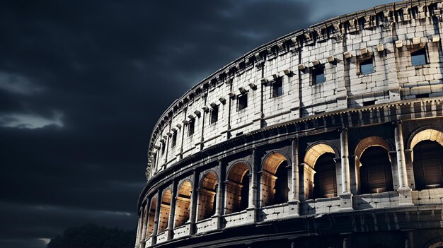 Koloseum lub Koloseum o wschodzie słońca