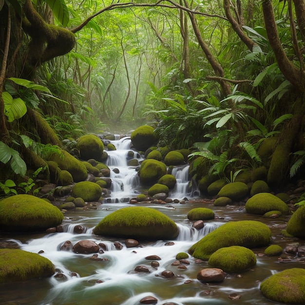 Kolumbijska natura zachod słońca latam