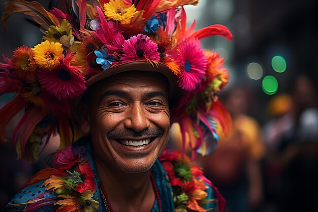 Kolumbijskie uroczystości kolorowe miesiące roku Boże Narodzenie Feria de Cal eksplozja muzyki i koloru cieszyć się słynnym Carnavales de Barranquilla szczęśliwa emocja niesamowita piękna