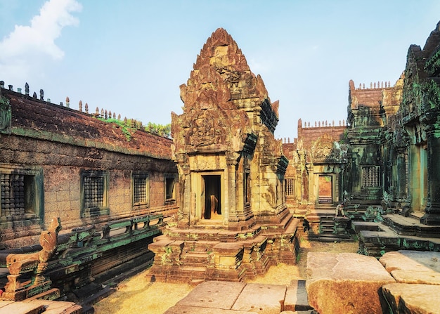 Kompleks świątynny Banteay Samre W Angkor, Siem Reap, Kambodża.