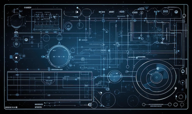 Kompletny rysunek techniczny telefonu przedstawiony w pouczającym planie tworzenie przy użyciu narzędzi sztucznej inteligencji generatywnej