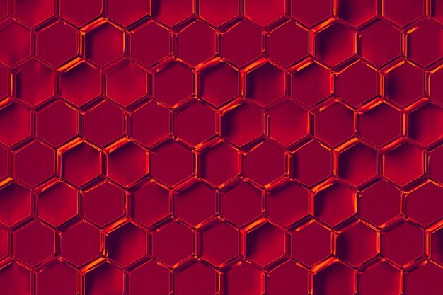 Kompozycja abstrakcyjna tła z projektem Honeycomb