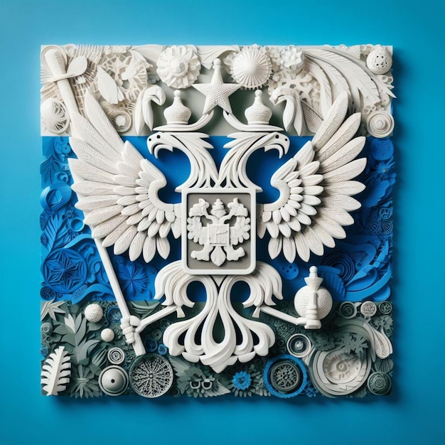 Kompozycja rosyjskiej flagi rezonująca emocjami i historycznym rezonansem
