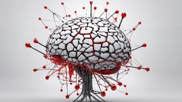 Komputerowy obraz ludzkiego mózgu
