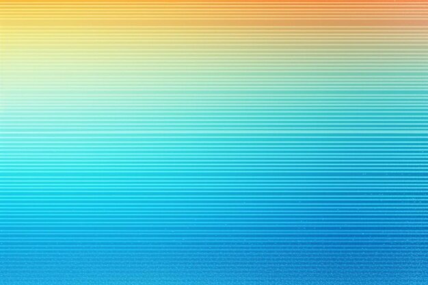 Zdjęcie komputerowy obraz tęczy o kolorowym tle z niebieskimi i żółtymi liniami