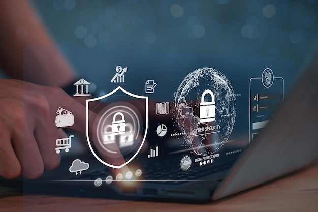 Koncepcja bezpieczeństwa cybernetycznego Login Informacje identyfikacyjne użytkownika Bezpieczeństwo i szyfrowanie Bezpieczny dostęp do Internetu Bezpieczeństwo cybernetyczne Bezpieczeństwo dostępu do danych osobowych użytkownika