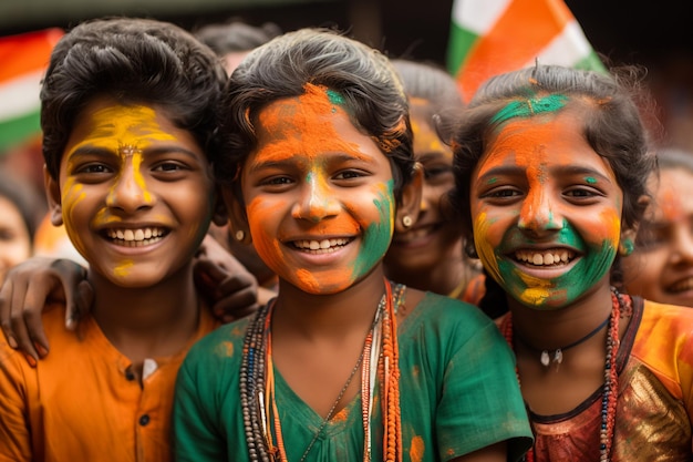 Koncepcja dnia niepodległości Indii 15 sierpnia