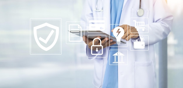 Koncepcja dokumentów Lekarz korzysta z bazy danych serwera połączeń komputerowych pacjenta do leczenia technologicznego w szpitalu Zarządzanie koncepcją dokumentów