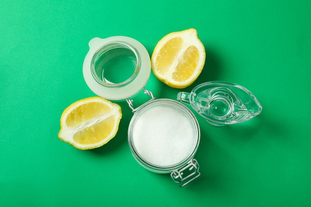 Koncepcja domowych środków czyszczących z kwasem cytrynowym