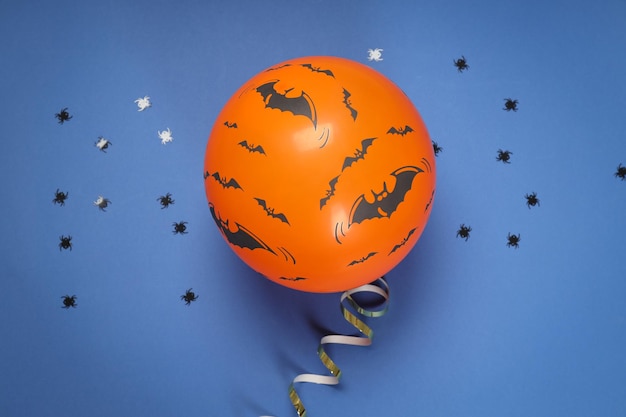 Koncepcja Halloweenowego nastroju Balony wibrujące na Halloween