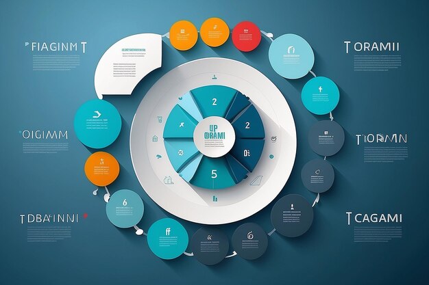 Koncepcja infografiki gradientowej