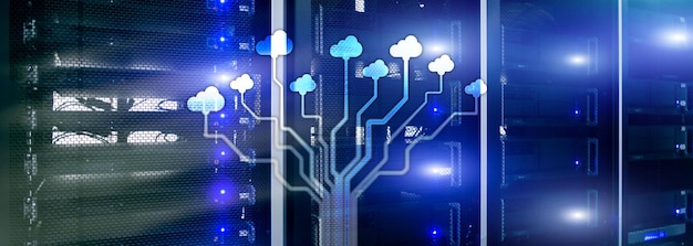Koncepcja Internetu w technologii chmury sieciowej do przechowywania danych