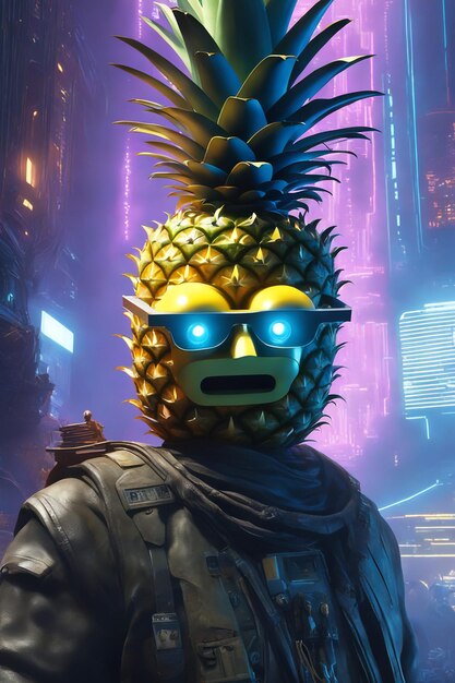 koncepcja kreatywnego ananasa