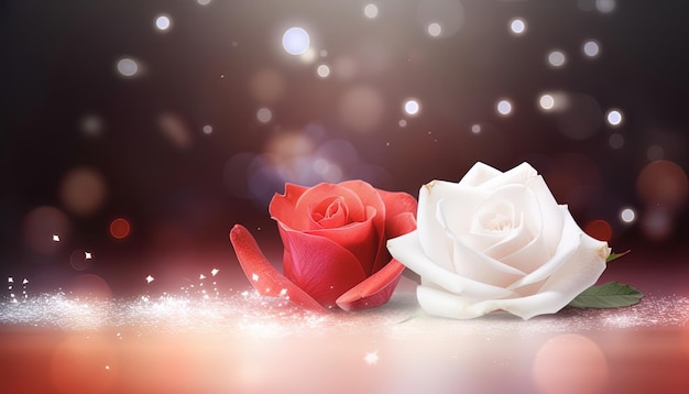 Koncepcja miłości Tło z róż na Walentynki Urodziny dzień matki