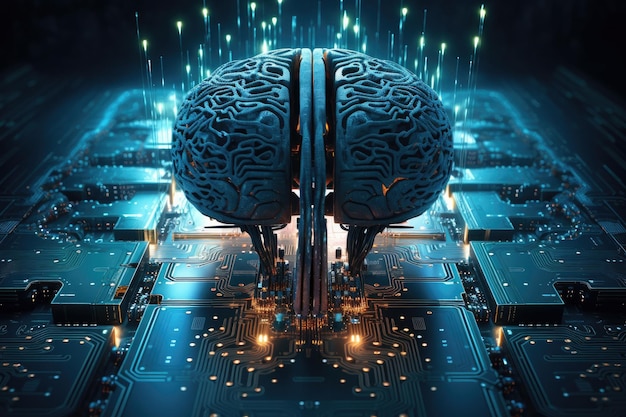 Koncepcja naukowa układu nerwowego mózgu sztucznej inteligencji