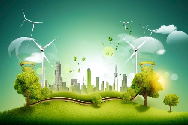 Koncepcja odzwierciedlania neutralności węglowej Oszczędność energii i ochrona środowiska