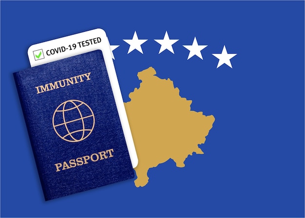 Koncepcja paszportu odporności, zaświadczenie o podróżowaniu po pandemii dla osób, które zaraziły się koronawirusem