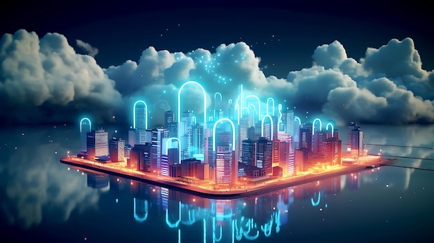 Koncepcja przetwarzania w chmurze Bezprzewodowa komunikacja internetowa w inteligentnym mieście